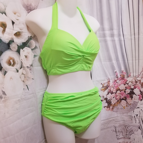 Women Two Piece Bikini Swimsuit Swimwear Beachwear  Bathing Bikiki Large - Picture 4 of 9